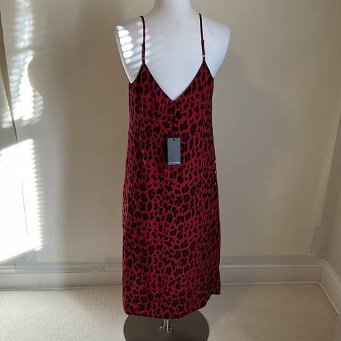 Rails  Yara Red Leopard Slip Dress