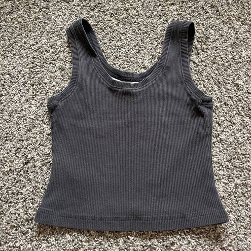 Nike Vintage  Ribbed Black Tank Top Size Medium