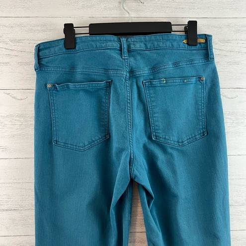 Pilcro  Stet Skinny Fit Teal Hi Rise Jeans Size 32