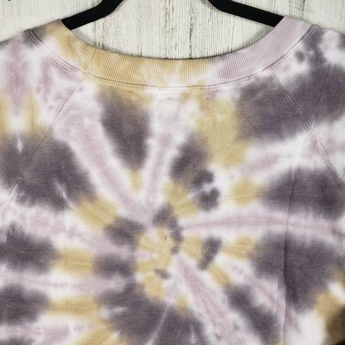 Parker NWT Oli Viv  Tie Dye Cropped Crop Pullover Sweatshirt Women's Size XS