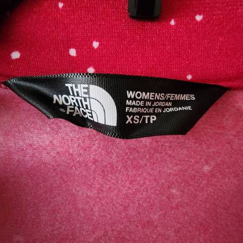 The North Face NWOT  Pink Magenta White Speckle 1/4 Zip Athletic Fleece XS