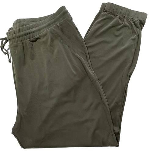 Treasure & Bond New  Soft Modal Knit High Waist Joggers Olive Sarma