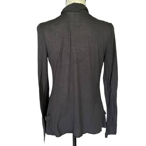 Zenana Outfitters  Dark Gray Lightweight Cardigan Size Large