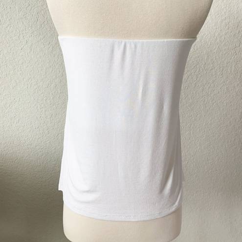 Universal Standard  White Foundation Bandeau Top