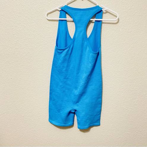 One Piece NWOT Tank Top  Jumper Women's Waffle Seamless Romper - Colsie™ Blue L