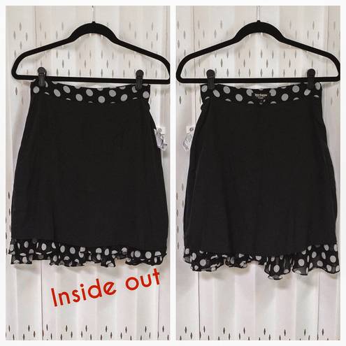 Juicy Couture Polka Dot Ruffle Mini Skirt