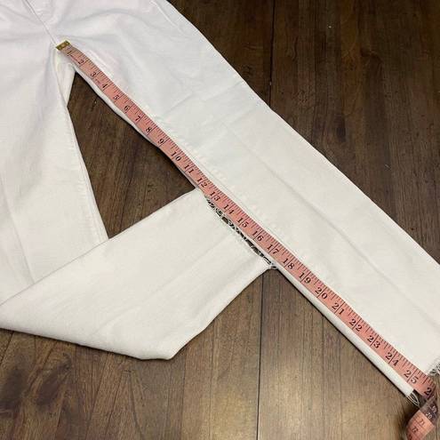 L'Agence  NWOTs White Sada High Rise Crop Slim Jeans $255