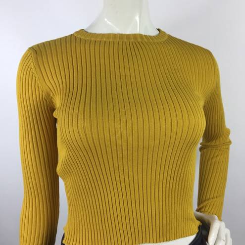 SEEK the Label  Ribbed Long Sleeve Top Size M