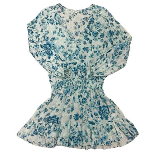 Poupette St. Barth  MINI DRESS ILONA AQUA GRASSE WOMENS SIZE M