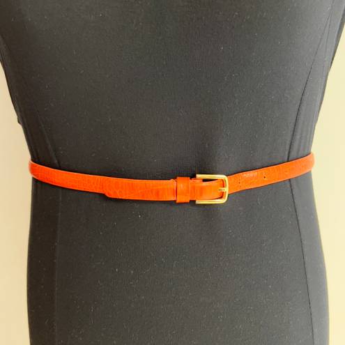 Talbots Thin Texture Leather Belt NWOT