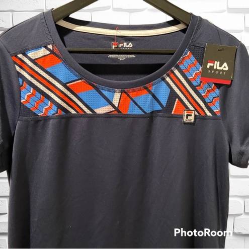 FILA -Sport Performance Short Sleeve Top- TRU-DRY-Women's Large- NWT