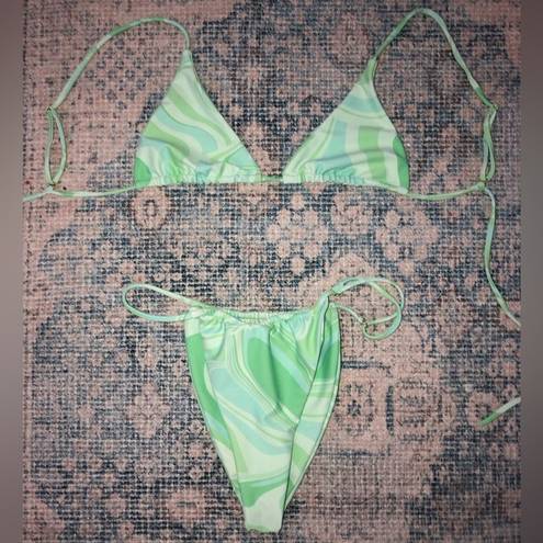 Skatie  Bermuda Bikini Top Size XS and Bottom Size S