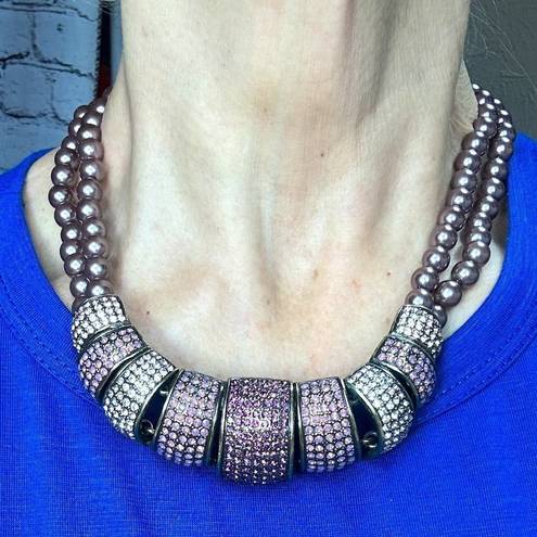 The Row Heidi Daus "Tastefully Tiered" Beaded 2- Necklace