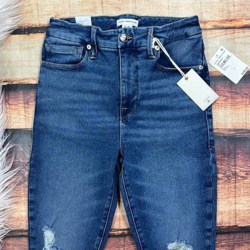 Good American  Good Waist Crop Skinny Jeans