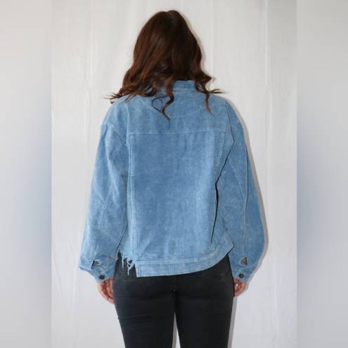 Vintage Blue Karly  Corduroy Jacket