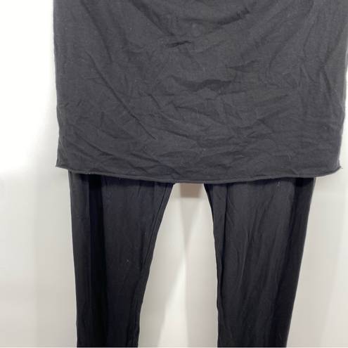 Splendid  Black Foldover Skirt Leggings Tennis Skirt Combo Size Small
