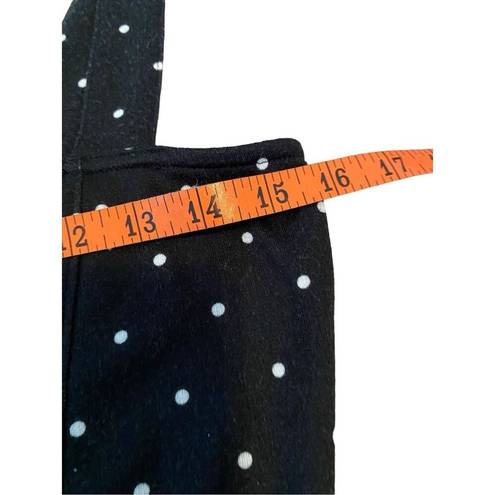 Divided  By H&M Black Polka Dot Mini Dress Formal Career Workwear