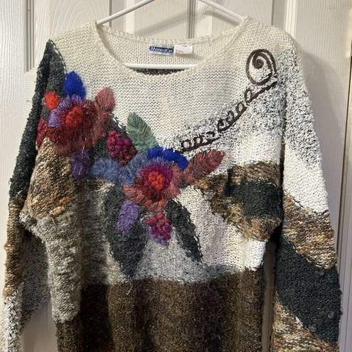 Marieakim vintage sweater floral