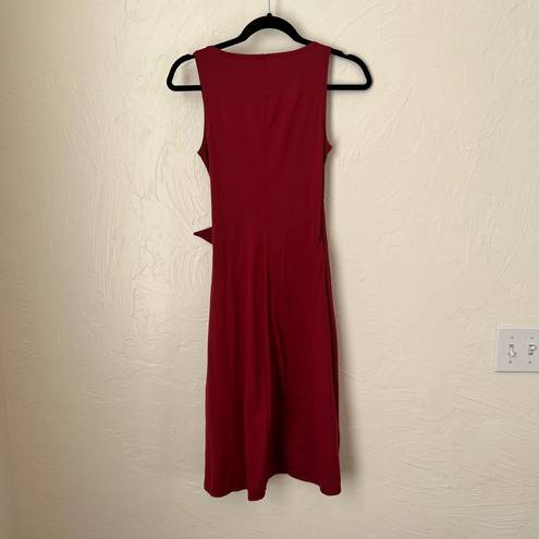 Patagonia  sleeveless maroon wrap dress size XS