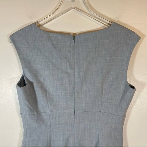 Marvin Richards Vintage  Light Blue Square Neckline Shift Dress Size 8