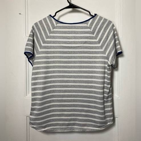 Kate Spade  | Striped Embroidered Logo T-Shirt