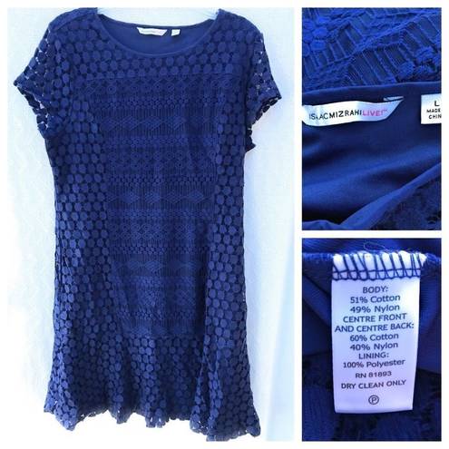 Isaac Mizrahi  Live! Navy Dress