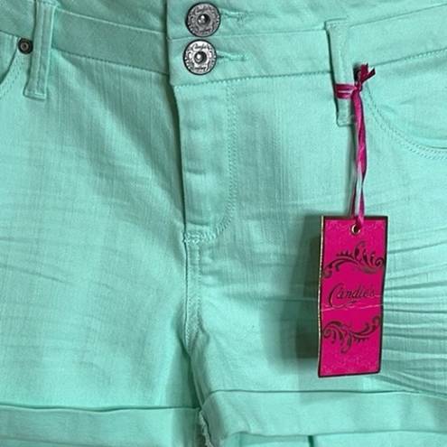 Candie's Candie’s Sea Foam Green Shorts Junior’s Size 11 Stretchy and Comfy!