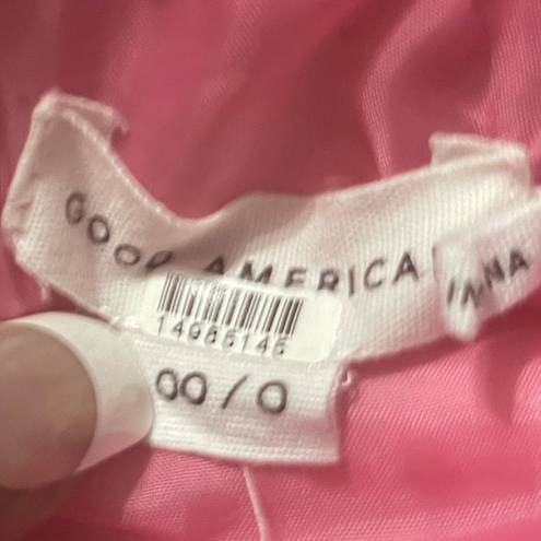 Good American  Bomber Faux LeatherJacket size 0 with flaws