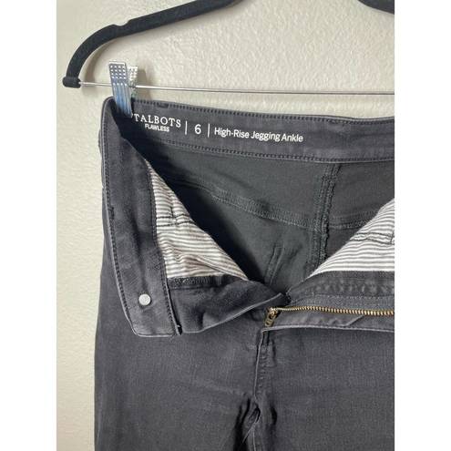 Talbots  Flawless High-Rise Jegging Ankle Sz 6 Black Jeans Pants