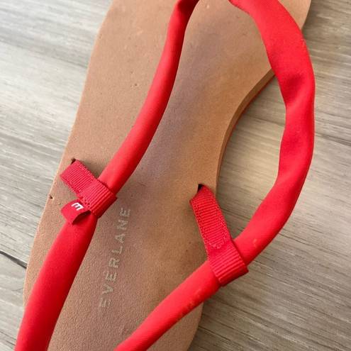 Everlane  9 Red Strappy Sandals