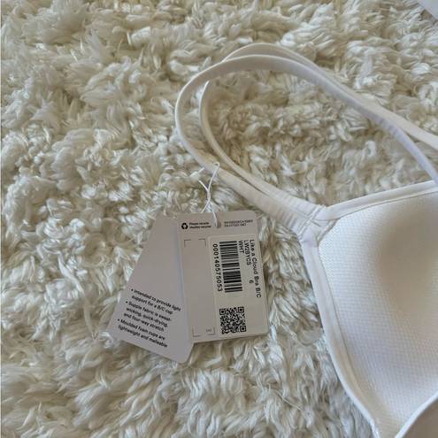 Lululemon White Like a Cloud Bra Light Support, B/C Cup 