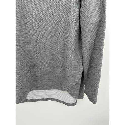 Krass&co D& Active Grey Long Sleeve Polyester Blend Sweatshirt Women's Size X-Large XL