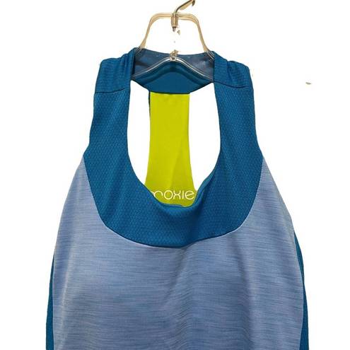 Azure Moxie Cycling T Back Tank Top  Blue Size Small