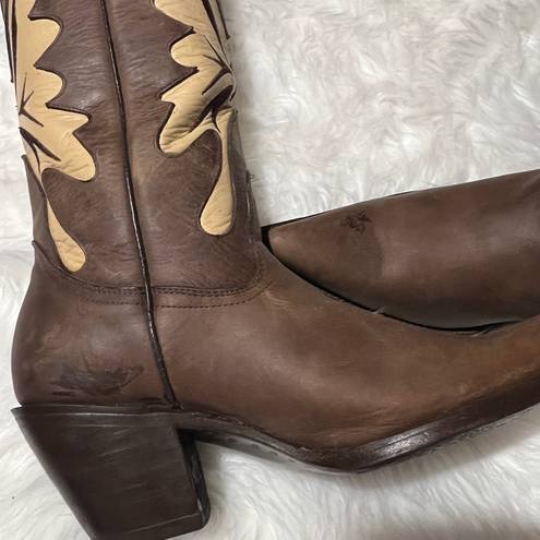 butterfly western boots size 7 Brown