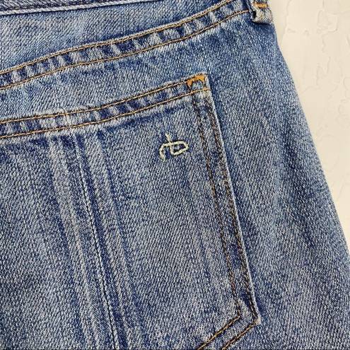 Rag and Bone  Light Wash Low Rise Zipper Denim Short