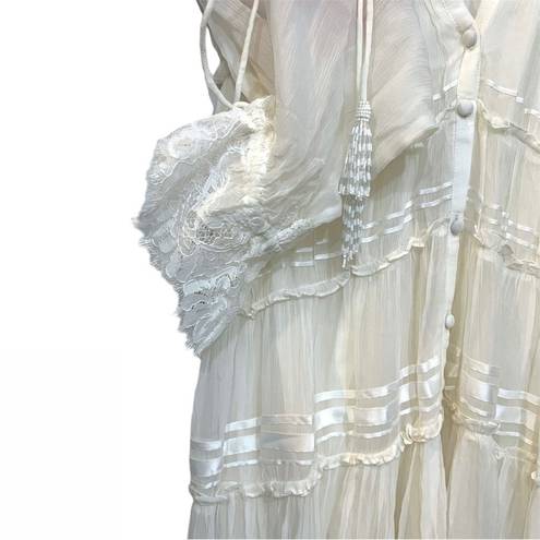 Rococo New  SAND Chiffon High-Low Maxi Dress