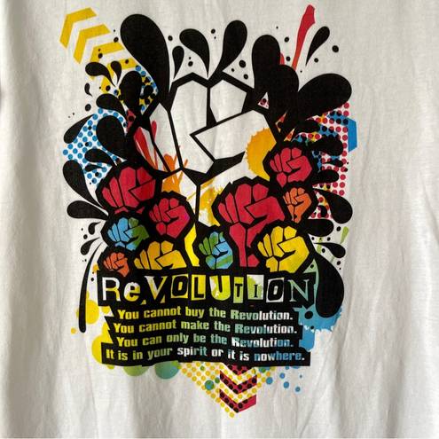 Revolution SPREADSHIRT |  Fitted Graphic Tee Sz M