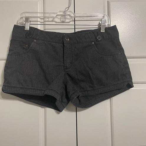 Vans  Chino Shorts Women's 3 Gray Vintage Y2K Logo