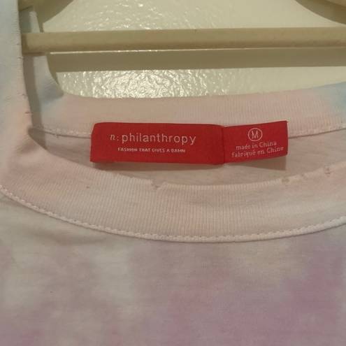 n:philanthropy  Pastel Tie Distressed Tee