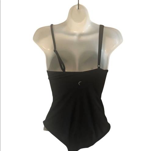 Zyia  Active Classic Black One Piece Swimsuit XS Adjustable Straps Padded