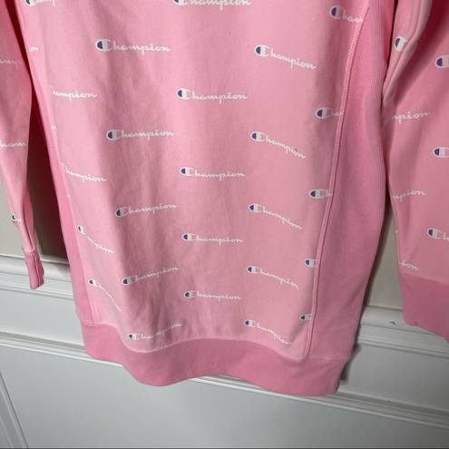 Champion  Reverse Weave pink tunic sweatshirt dress size small