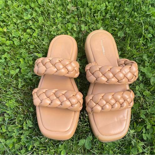 American Eagle AE Puffy Double Braid Sandal