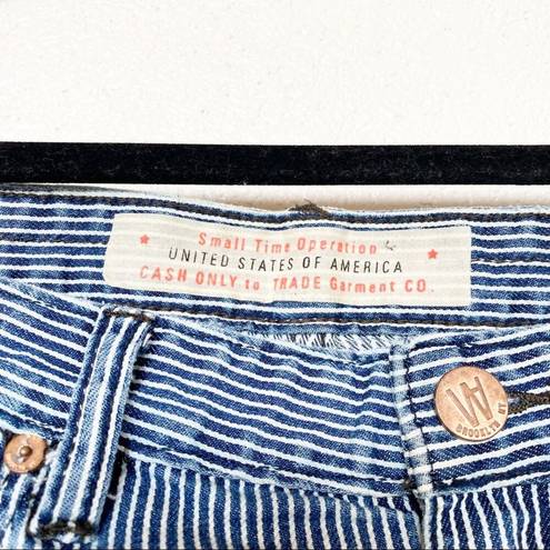 Krass&co Williamsburg Garment  Bedford Ave Railroad Stripe Skinny Jeans Size 28