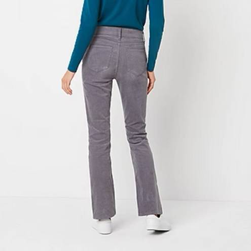 St. John’s Bay NWT  Secretly Slender Gray Corduroy Pants