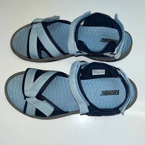 Khombu  Two Tone Blue Adjustable Women’s Outdoor Hiking All Terrain Sandals- 9.5