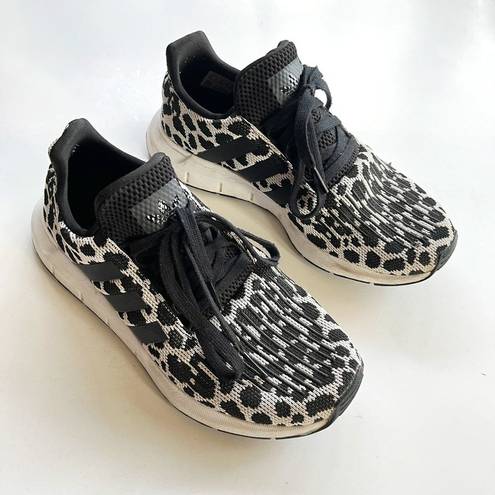 Adidas  Swift Run BD7962 Women's Running Shoes Lace Up‎ Animal Print Size …