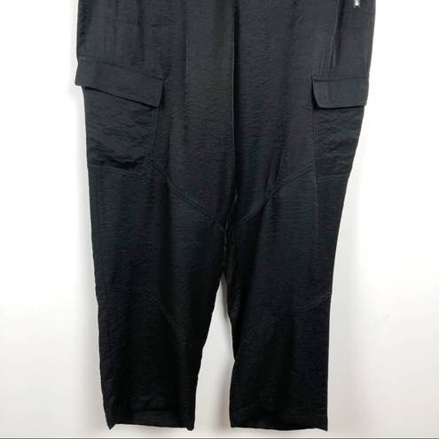 DKNY  Belted Black 90's Cargo Pant Retro Size 14