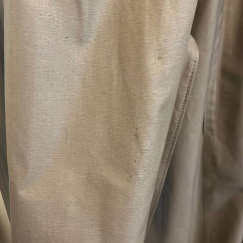 London Fog 𝅺 Vintage 60's Tan Button Up Removable Liner Trench Coat Sz 8