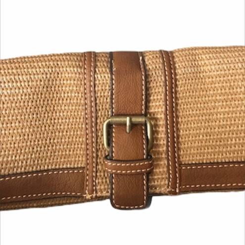 Krass&co G. H. Bass &  Clutch Wristlet, Brown, Tan