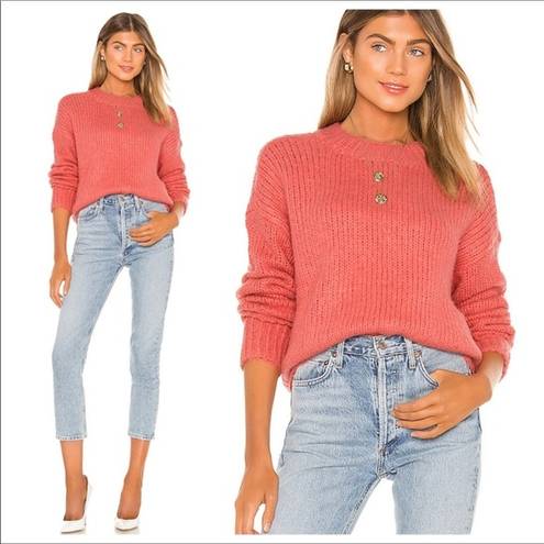 Sanctuary  Telluride Knit Sweater Coral Slouch Wool